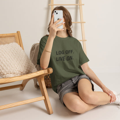 LOG OFF - LIVE ON Detox Tee