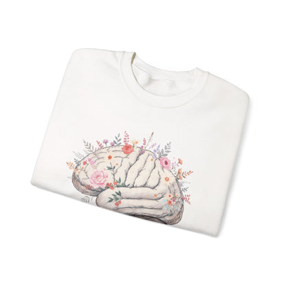 Digital Detox - Brain Floral Sweatshirt
