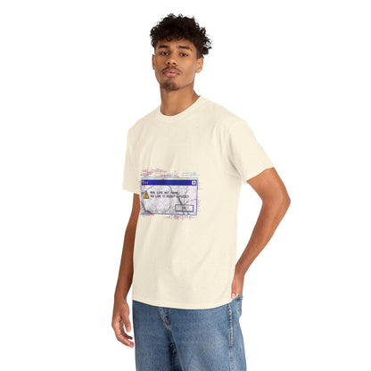 Windows Error Popup Glitch Art Tee