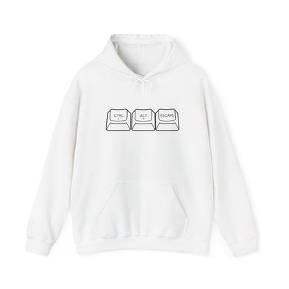 Three Keyboard Keys Design Hoodie