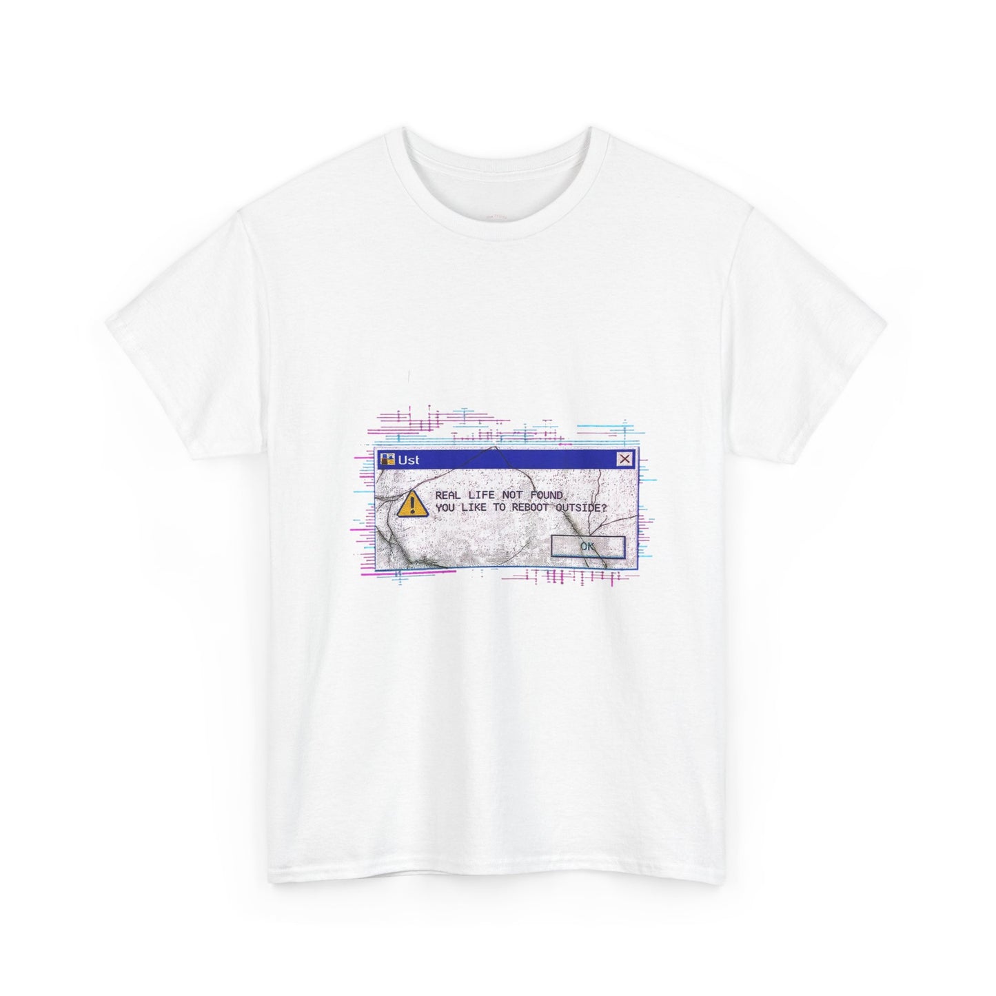 Windows Error Popup Glitch Art Tee