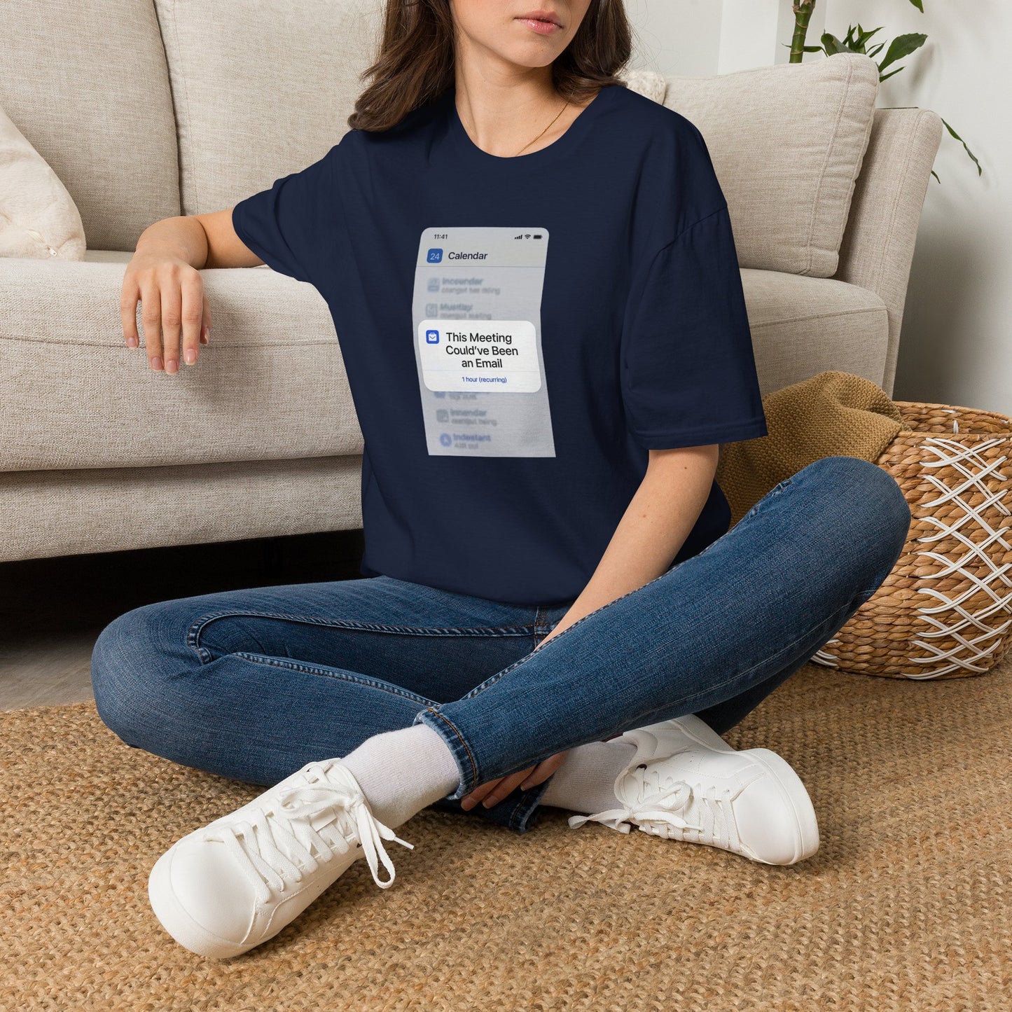 This Meeting Could've Been an Email Calendar Pop-Up Tee