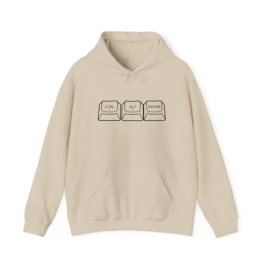 Three Keyboard Keys Design Hoodie
