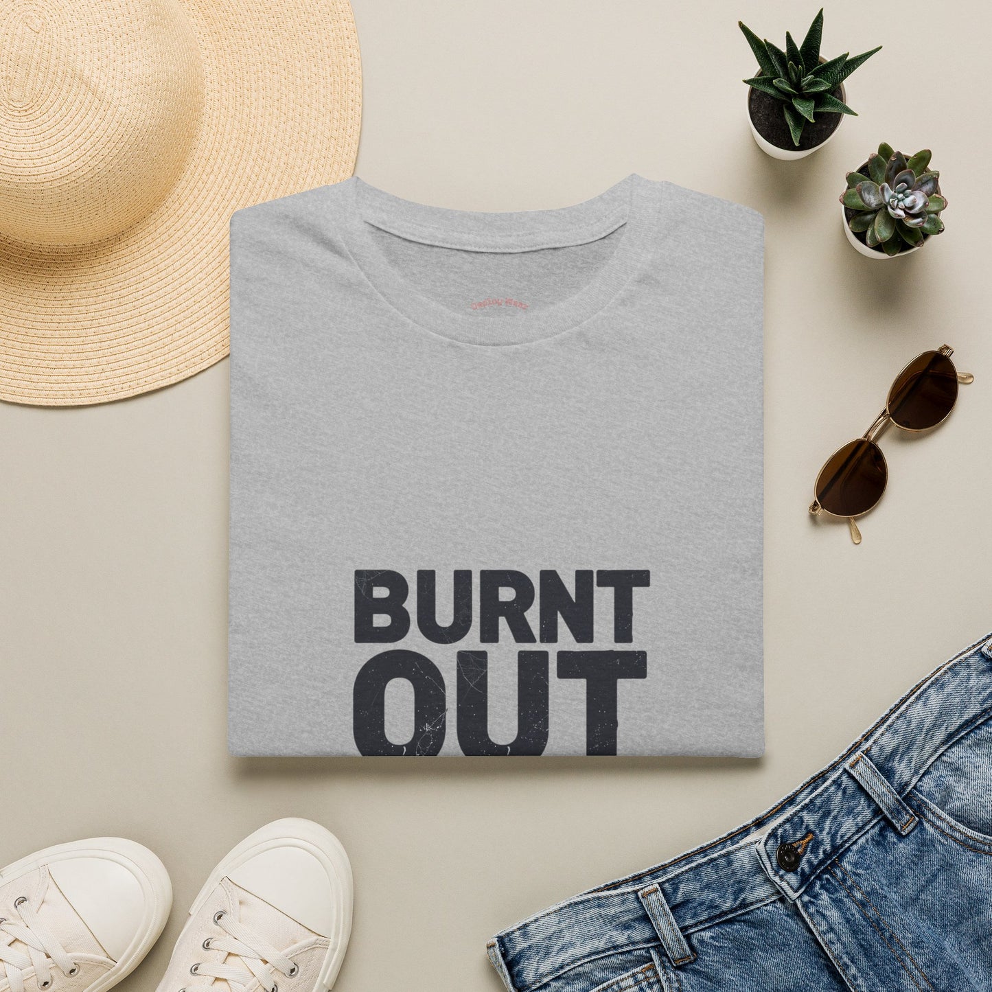 Burnt Out But Still Shipping T-Shirt — Funny Work-Life Balance Tee