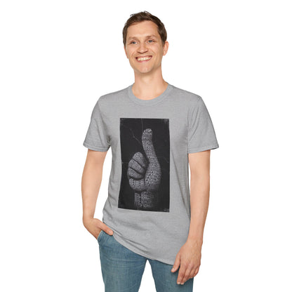 Stop Scrolling -Typography T-Shirt