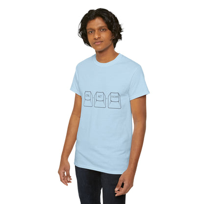 Ctrl Alt Del Keyboard Tee