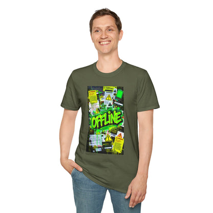 Neon Offline Graphic T-Shirt