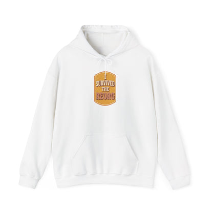 I Survived the Reorg Retro Patch Crewneck Hoodie