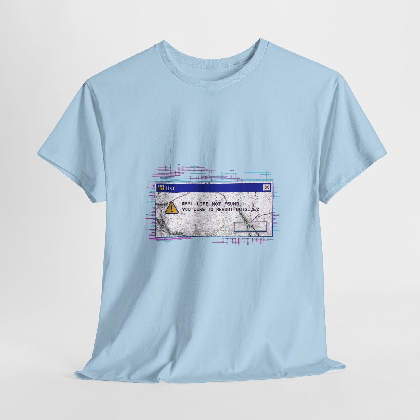 Windows Error Popup Glitch Art Tee