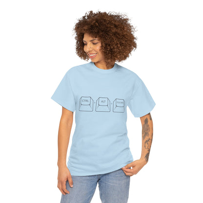 Ctrl Alt Del Keyboard Tee