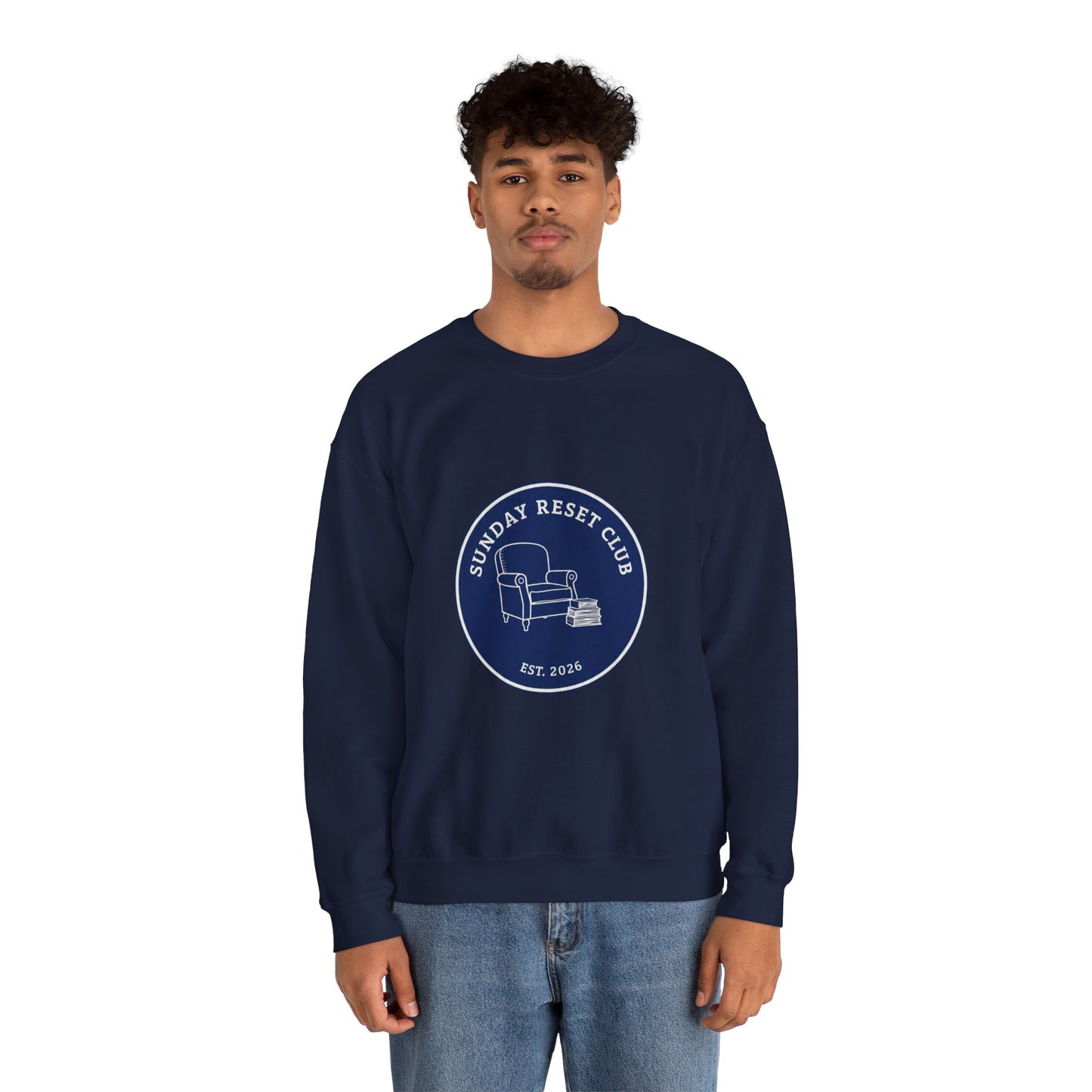 Sunday Reset Club Crewneck Sweatshirt