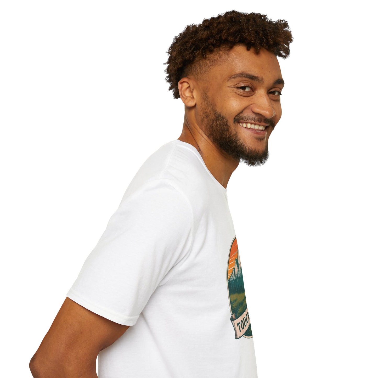 Vintage Mountain Patch Touch Grass Tee