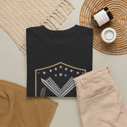 Sprint Review Survivor Scrum Badge Tee