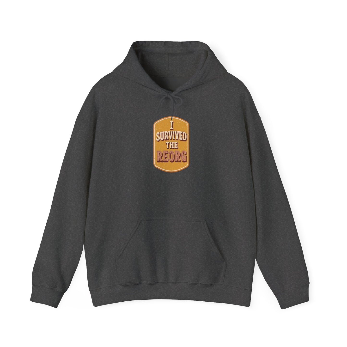 I Survived the Reorg Retro Patch Crewneck Hoodie