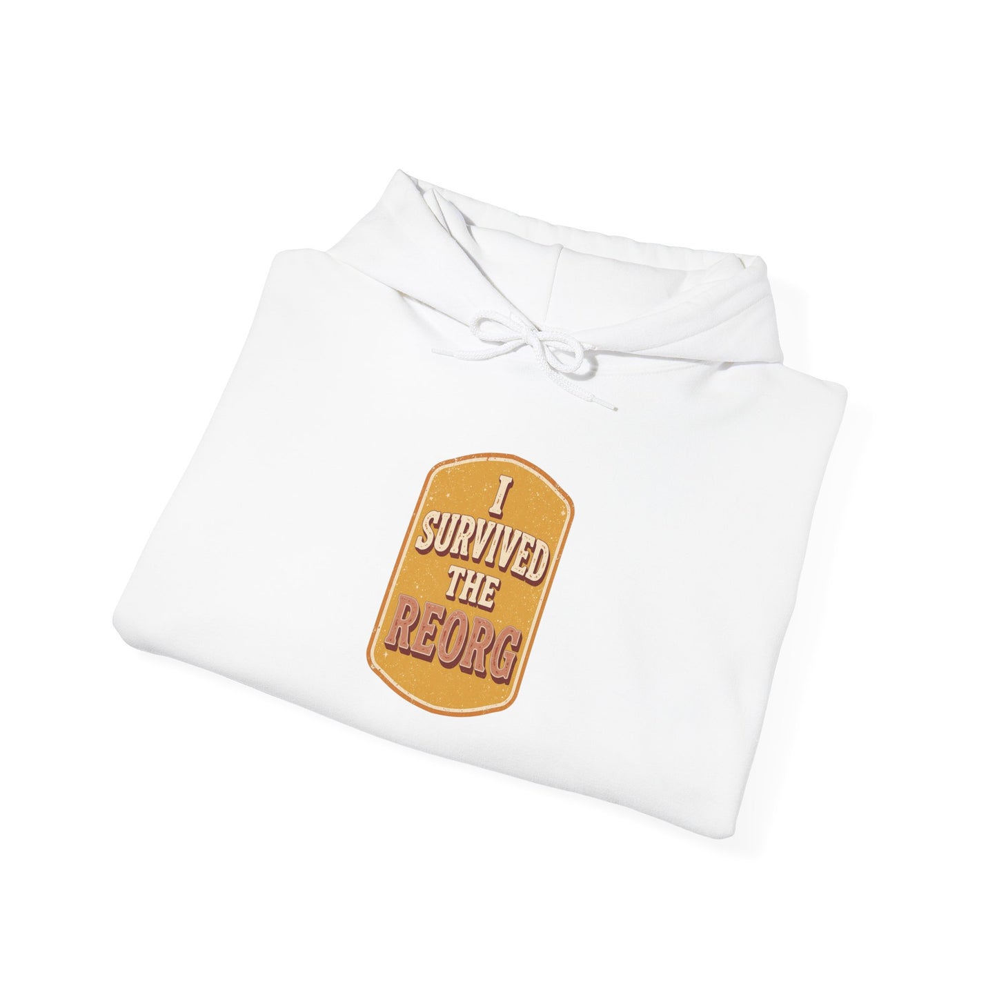 I Survived the Reorg Retro Patch Crewneck Hoodie