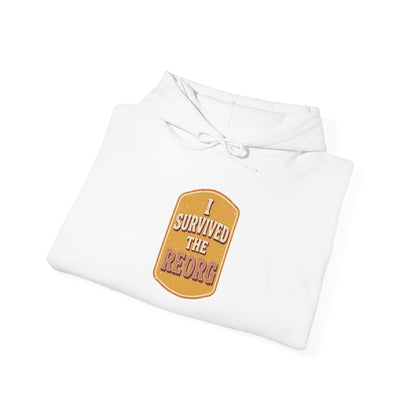 I Survived the Reorg Retro Patch Crewneck Hoodie