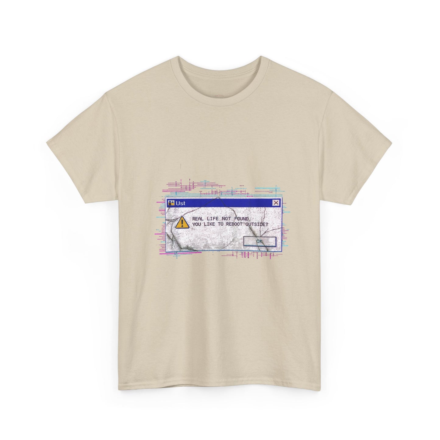 Windows Error Popup Glitch Art Tee