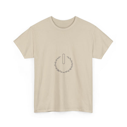 Power Off Button Tee