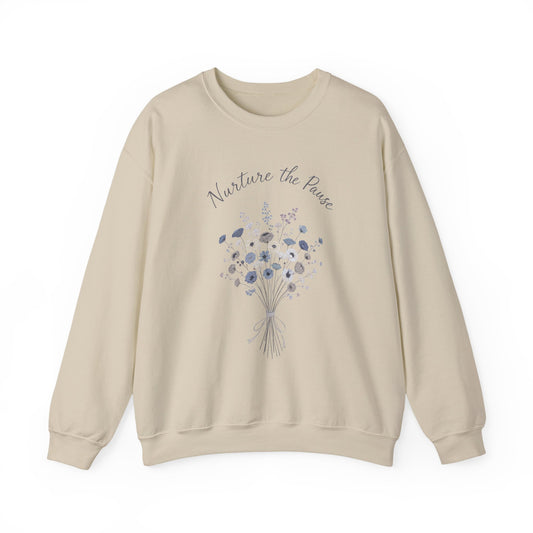 Nurture the Peace Floral Sweatshirt