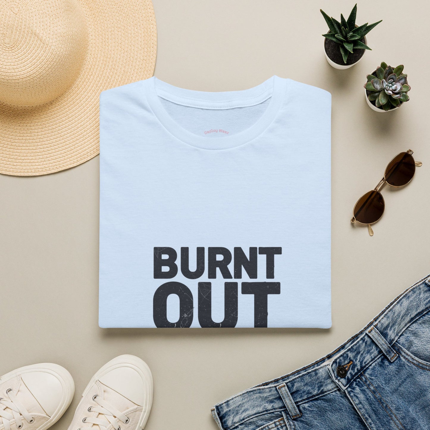 Burnt Out But Still Shipping T-Shirt — Funny Work-Life Balance Tee