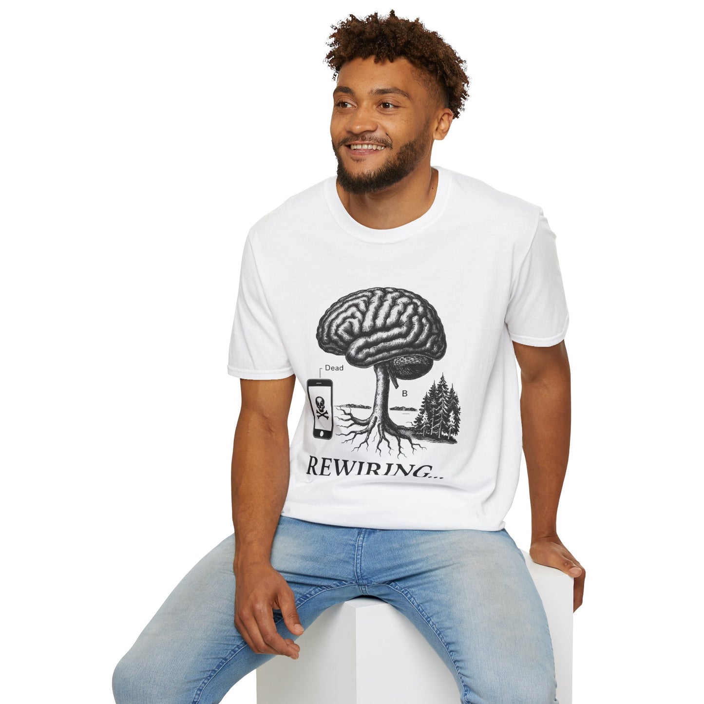 Rewiring Brain Tree Graphic Tee