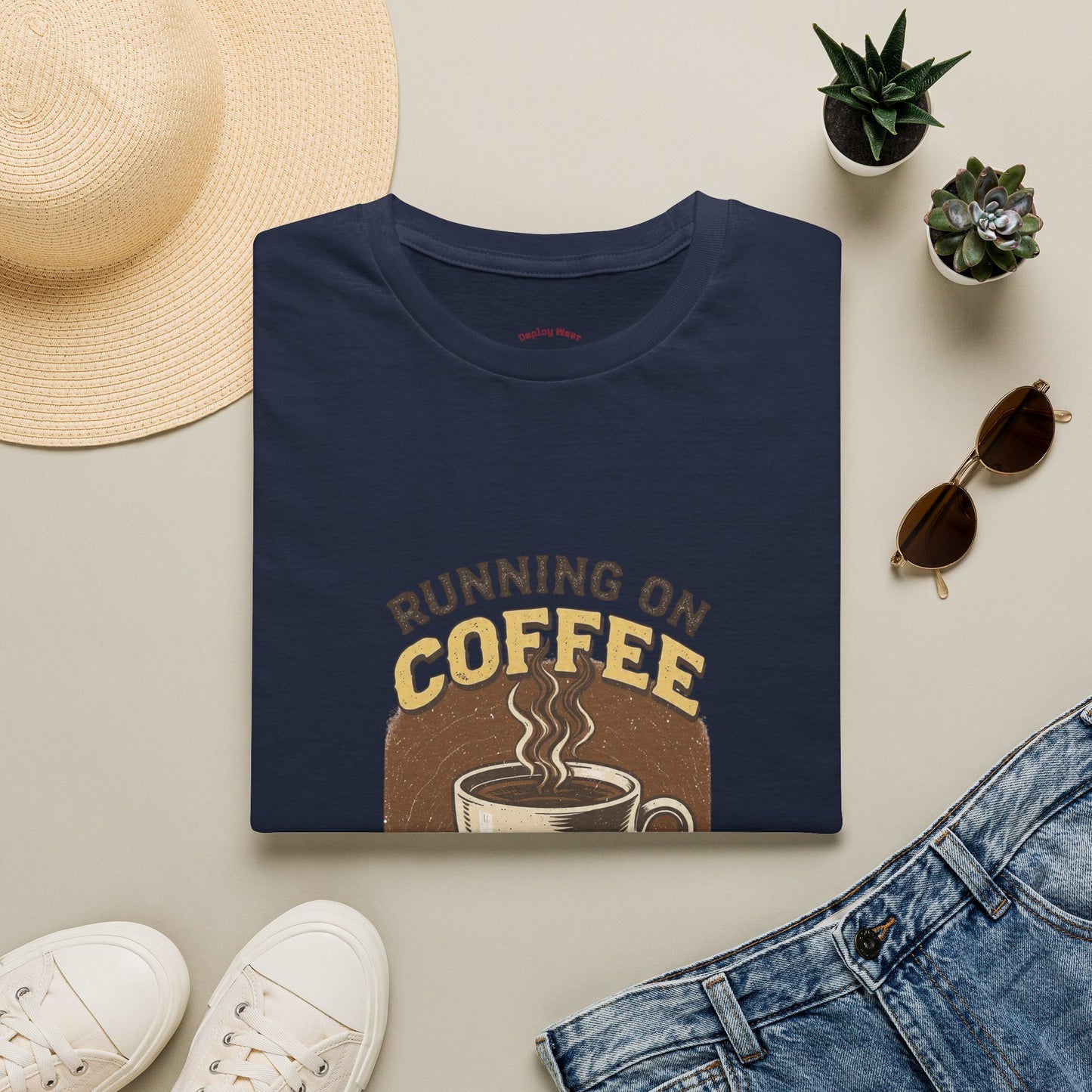 Running on Coffee & Deployment Prayers Tee