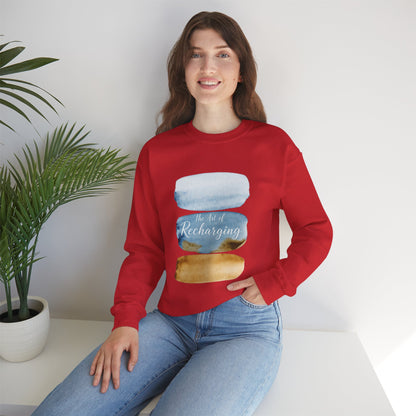 The Art of Recharging Watercolor Sweatshirt
