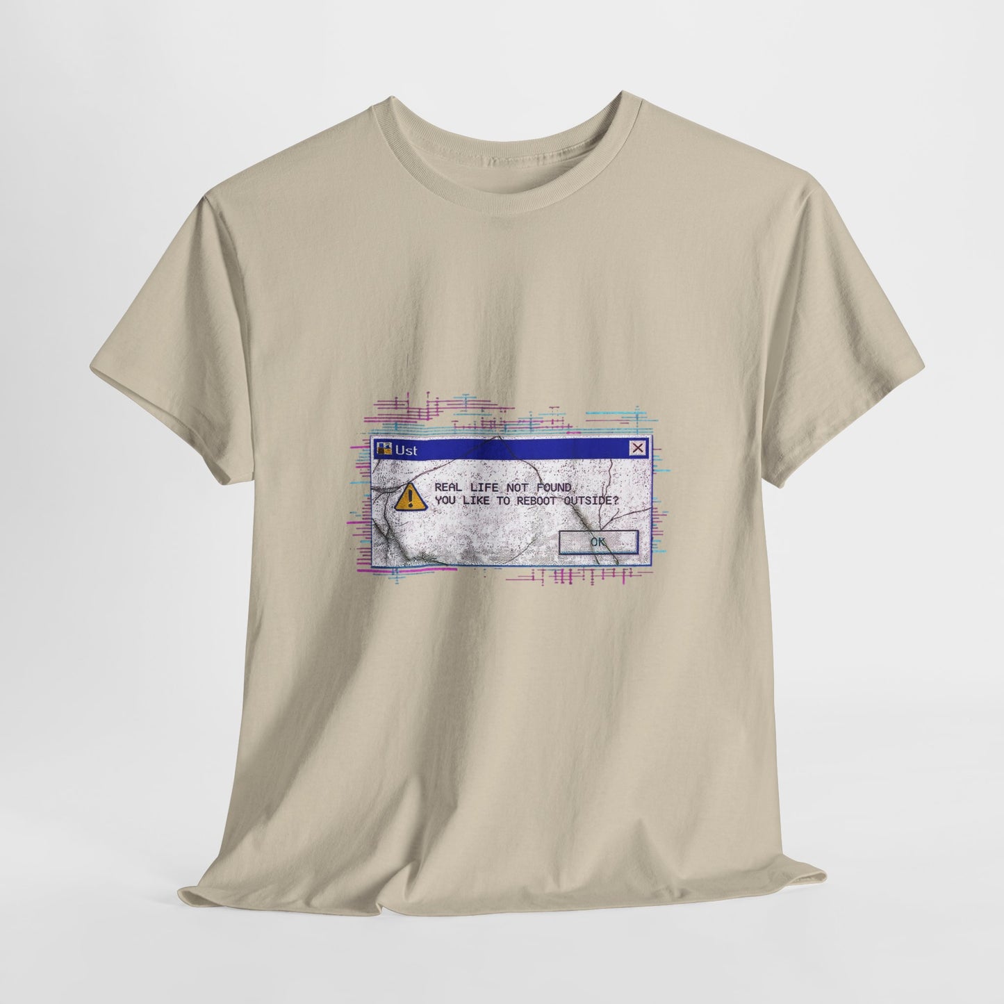 Windows Error Popup Glitch Art Tee