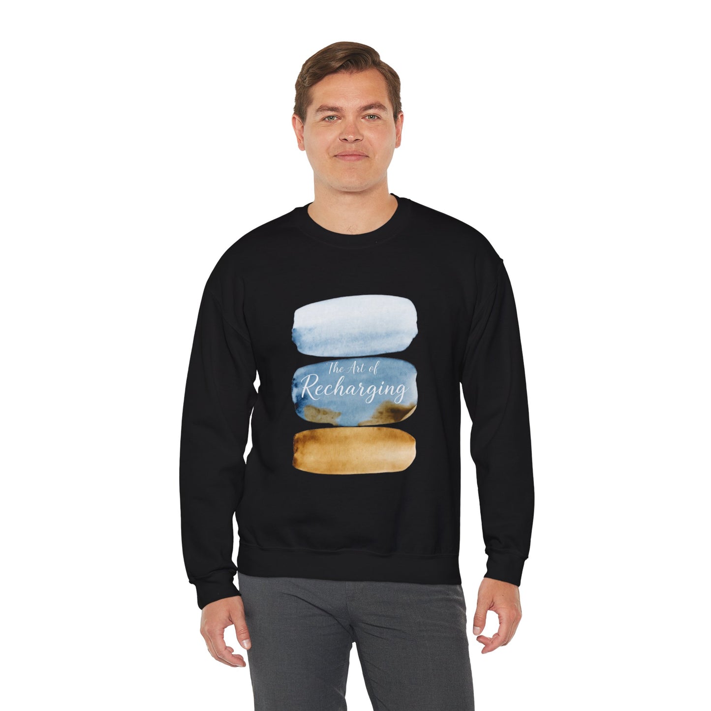 The Art of Recharging Watercolor Sweatshirt