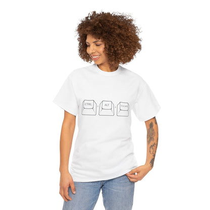 Ctrl Alt Del Keyboard Tee