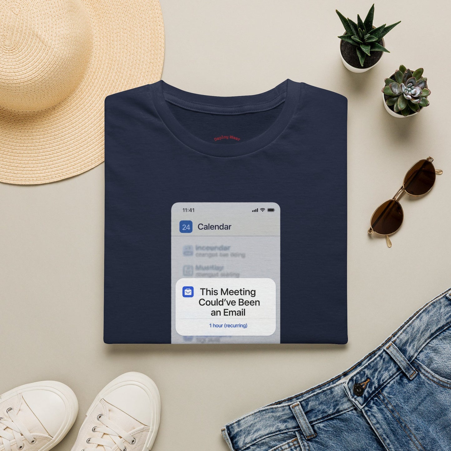 This Meeting Could've Been an Email Calendar Pop-Up Tee