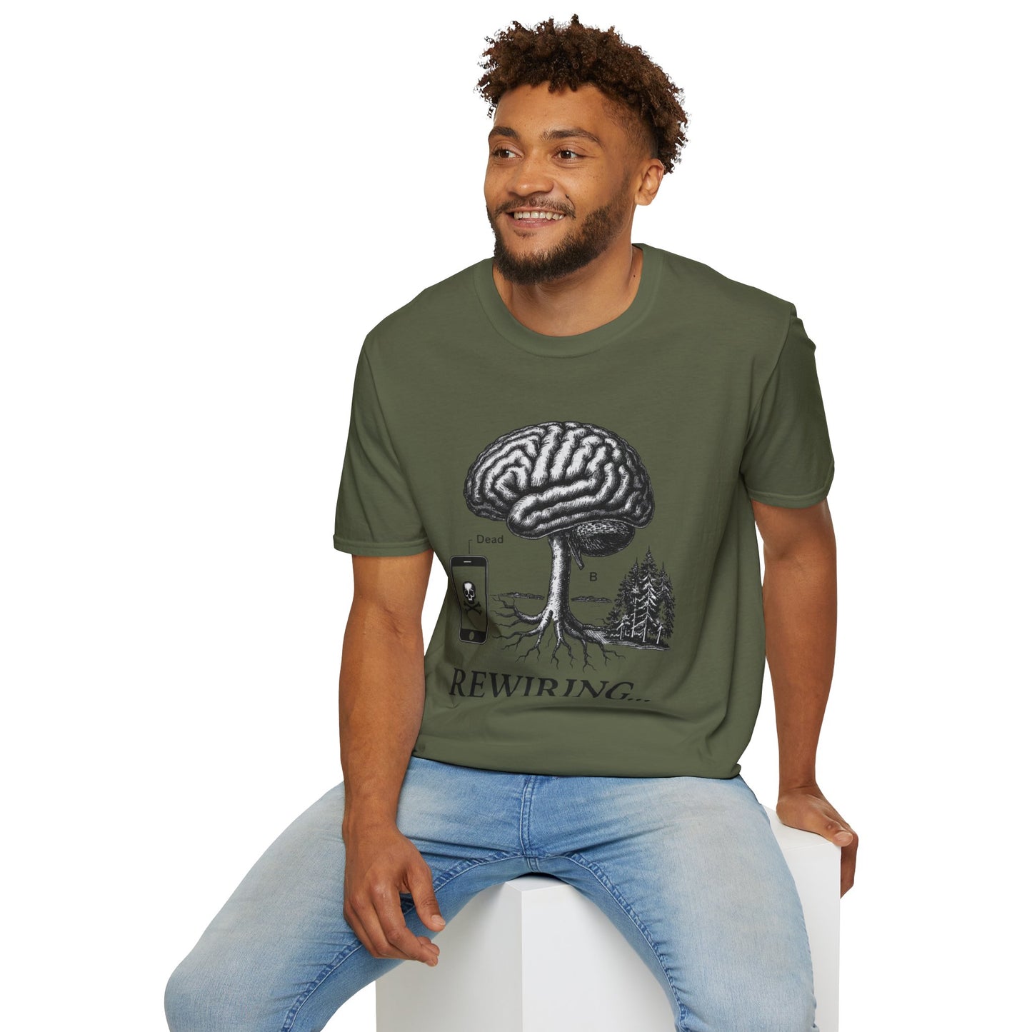Rewiring Brain Tree Graphic Tee