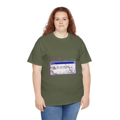 Windows Error Popup Glitch Art Tee