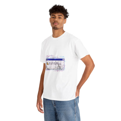 Windows Error Popup Glitch Art Tee