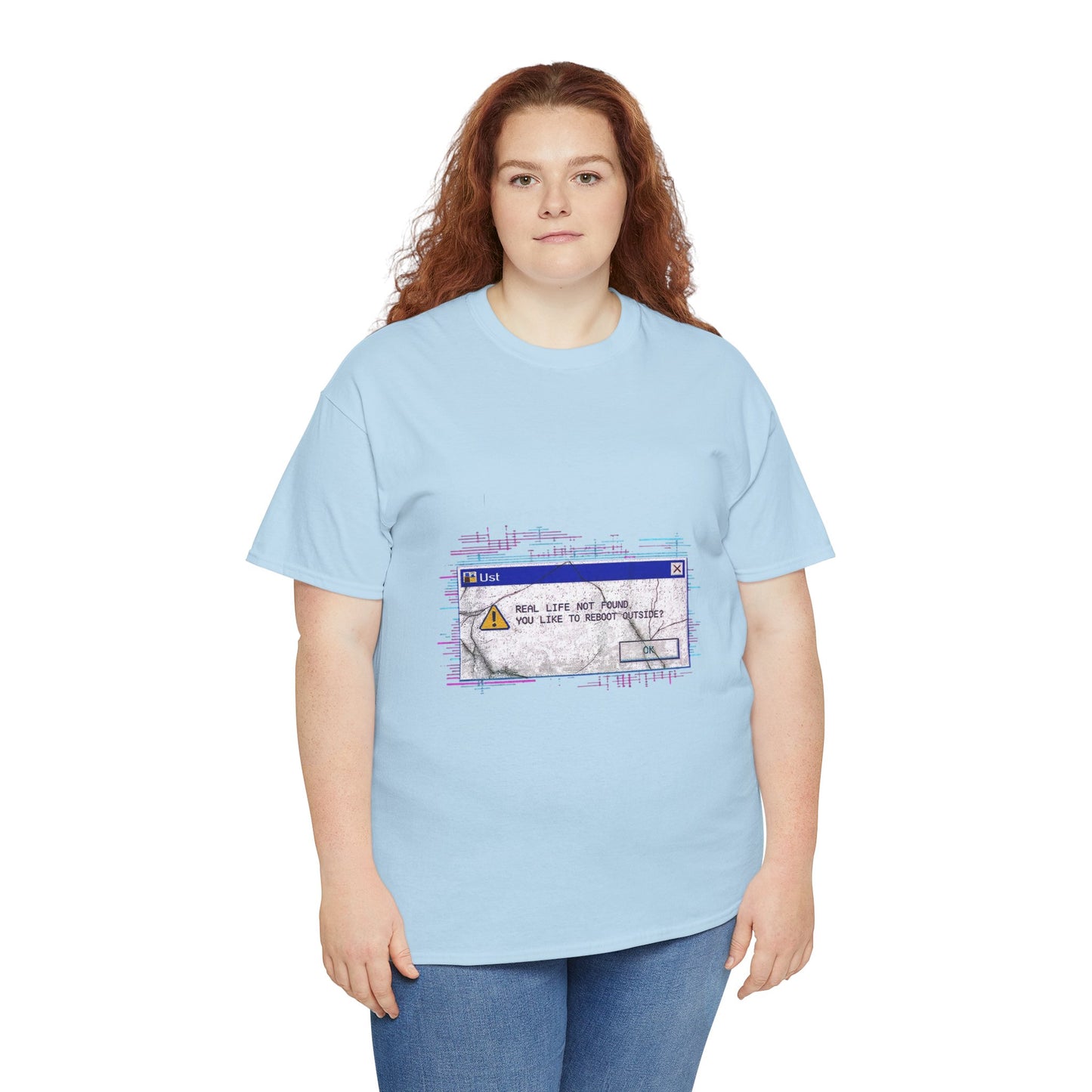 Windows Error Popup Glitch Art Tee