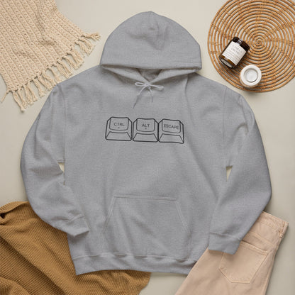 Three Keyboard Keys Design Hoodie