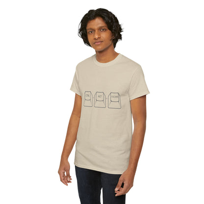 Ctrl Alt Del Keyboard Tee