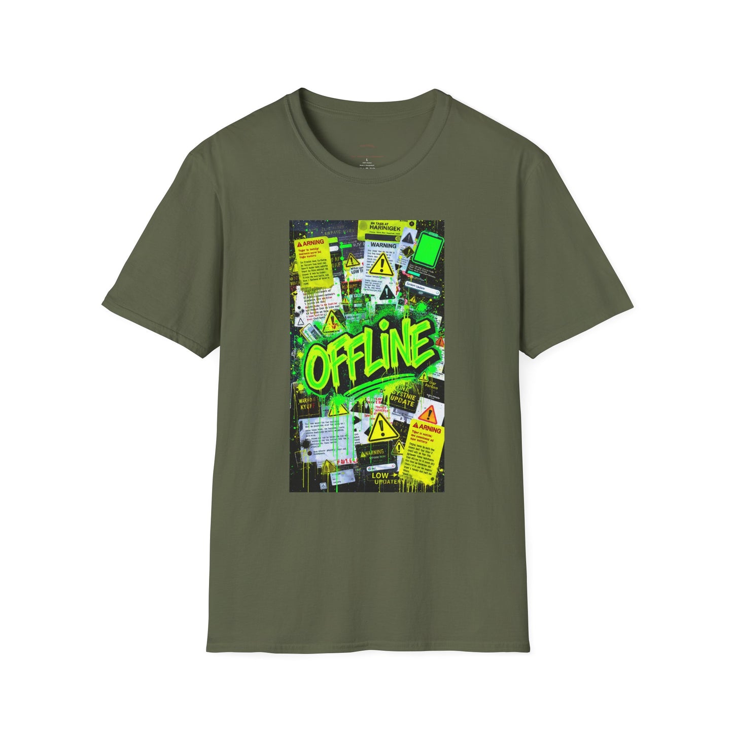 Neon Offline Graphic T-Shirt