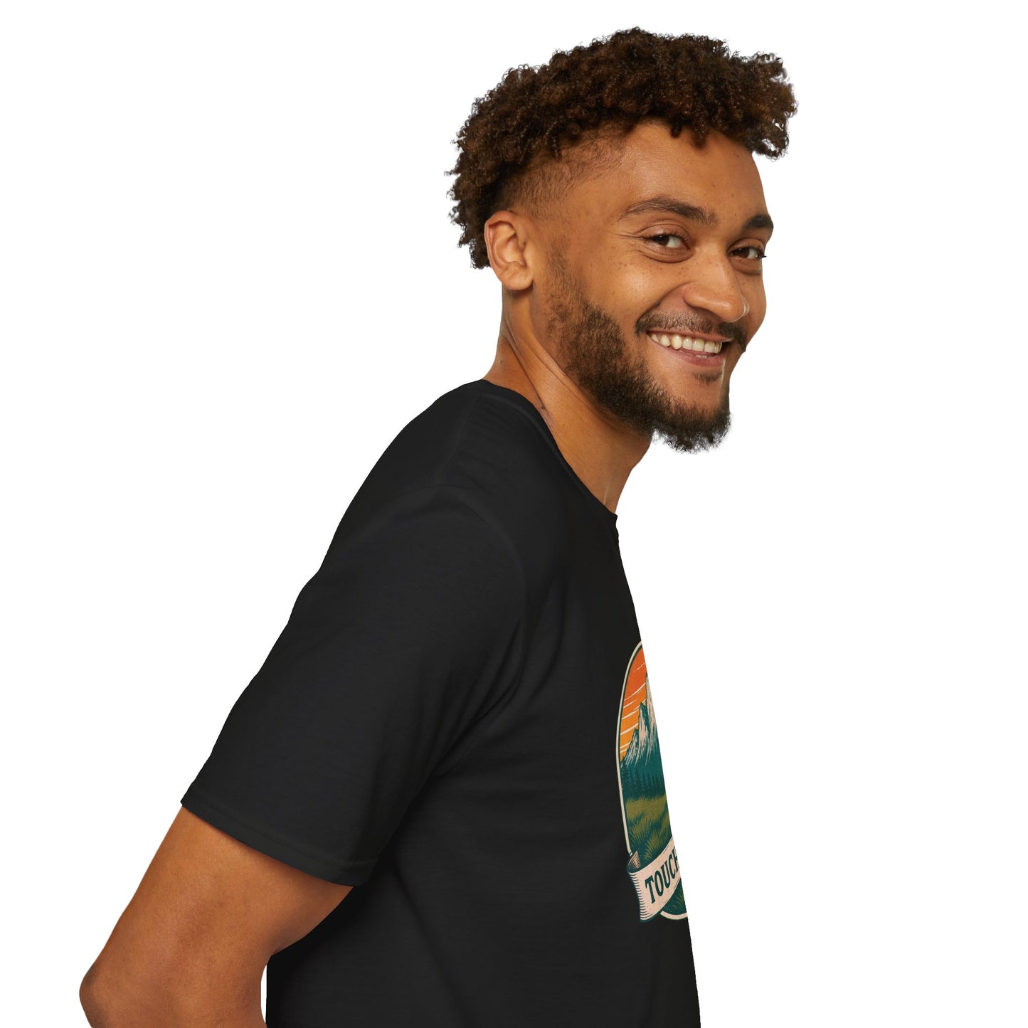 Vintage Mountain Patch Touch Grass Tee