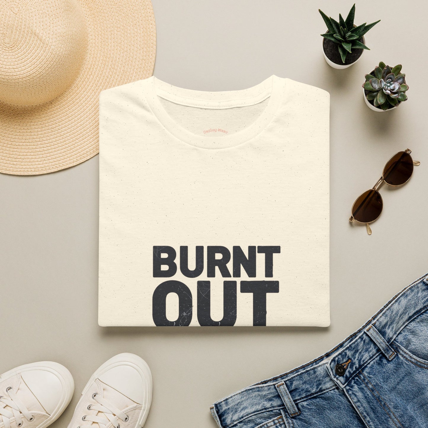 Burnt Out But Still Shipping T-Shirt — Funny Work-Life Balance Tee