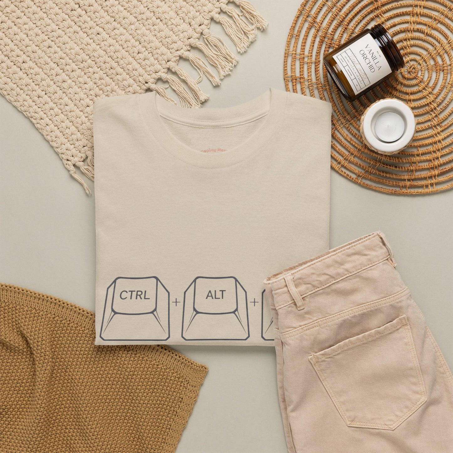 Ctrl Alt Del Keyboard Tee