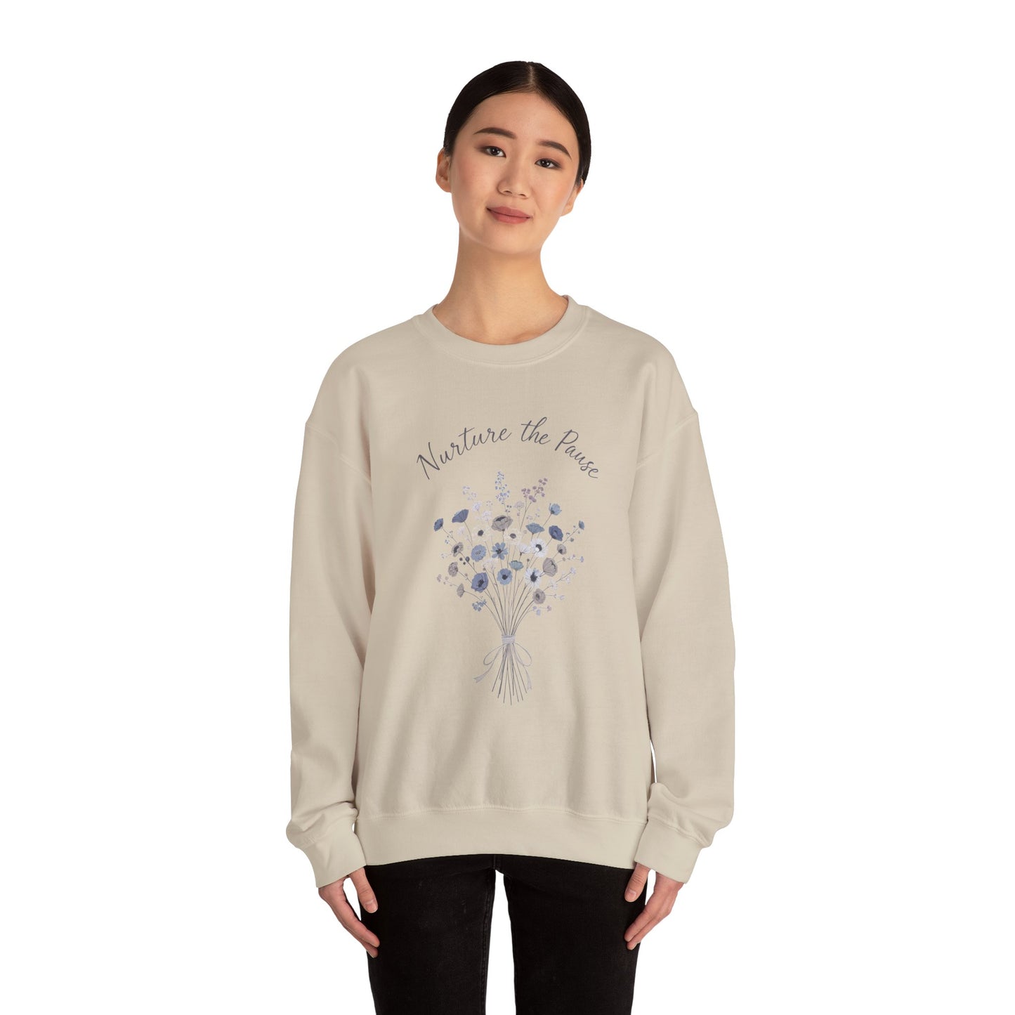 Nurture the Peace Floral Sweatshirt