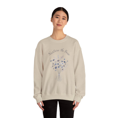 Nurture the Peace Floral Sweatshirt