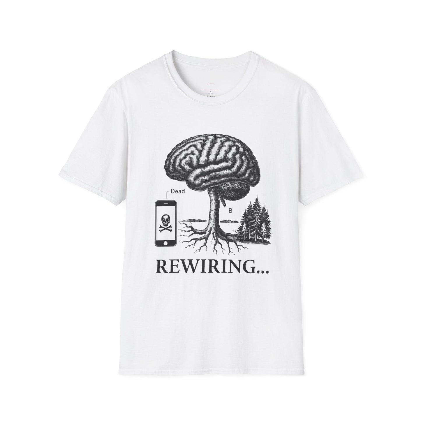 Rewiring Brain Tree Graphic Tee