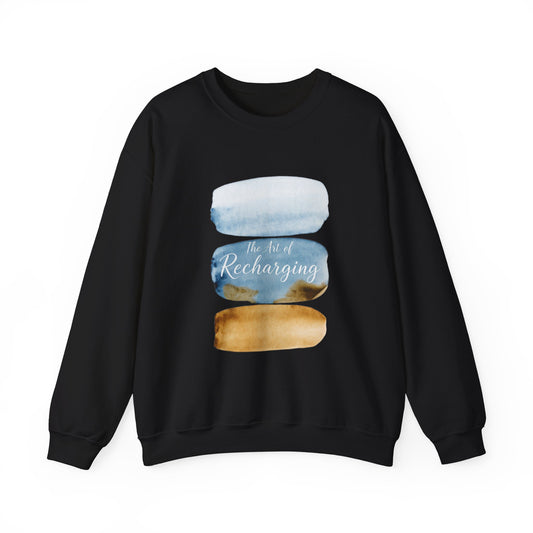 The Art of Recharging Watercolor Sweatshirt