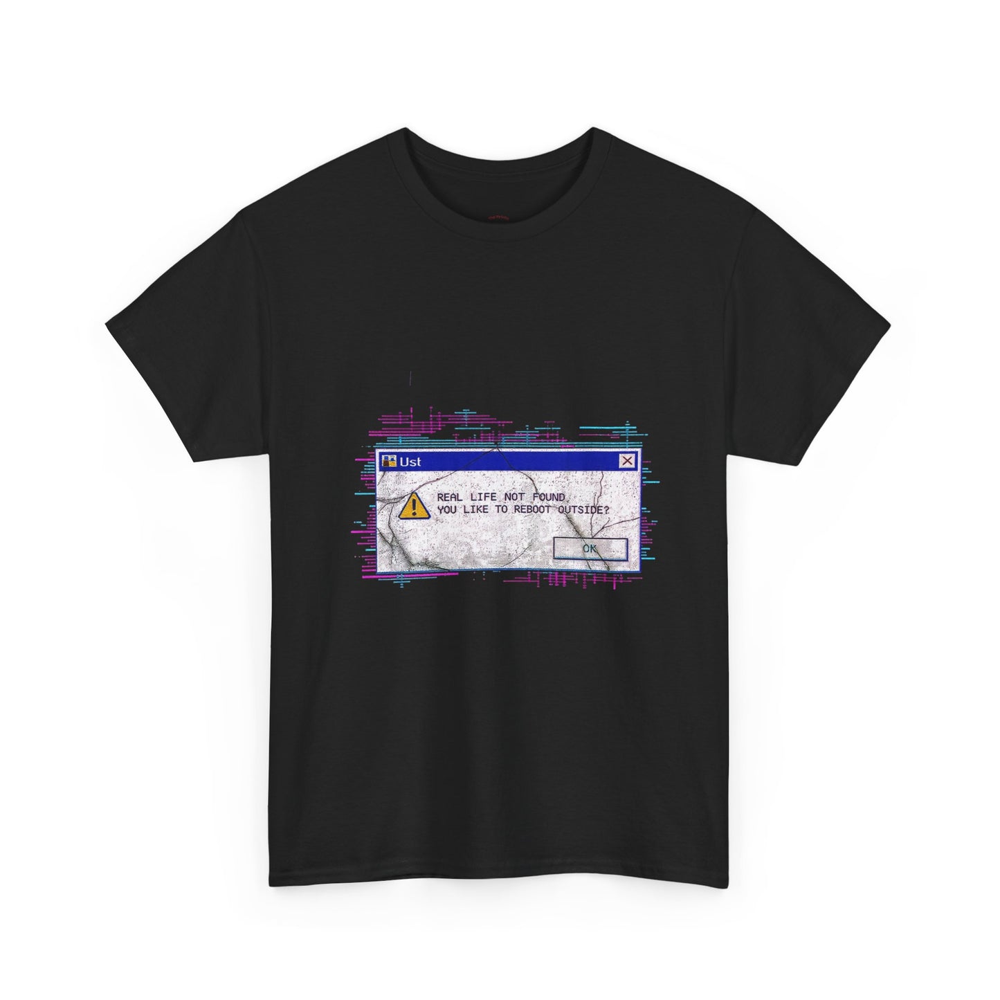 Windows Error Popup Glitch Art Tee