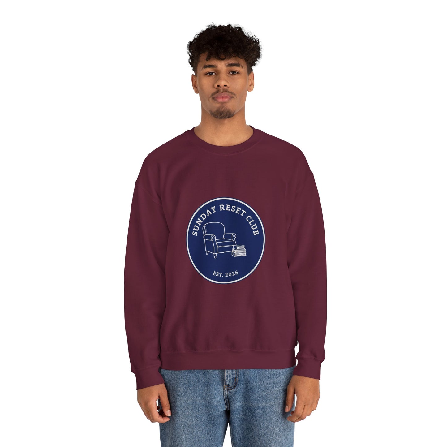 Sunday Reset Club Crewneck Sweatshirt