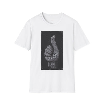 Stop Scrolling -Typography T-Shirt