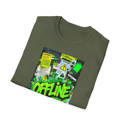 Neon Offline Graphic T-Shirt