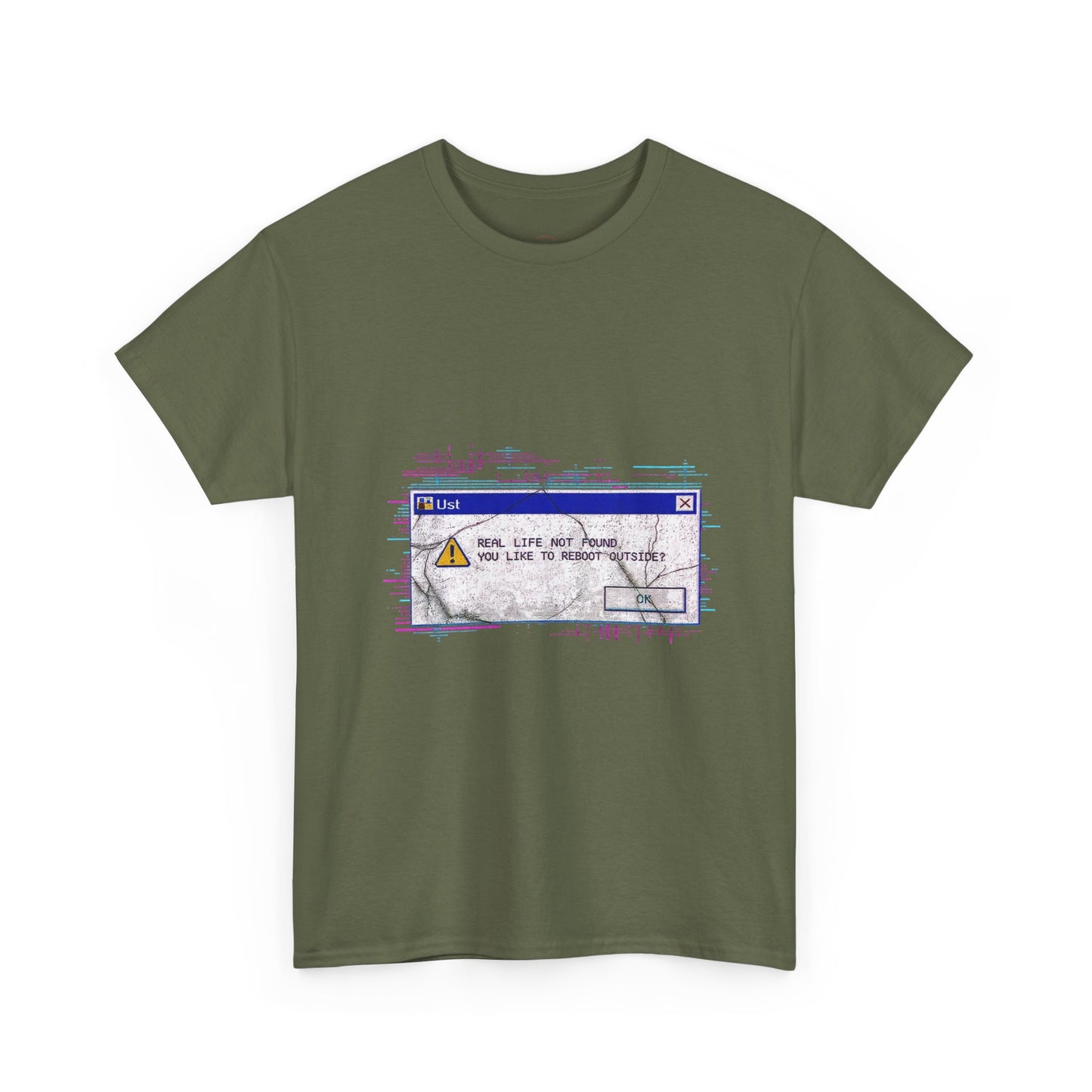 Windows Error Popup Glitch Art Tee